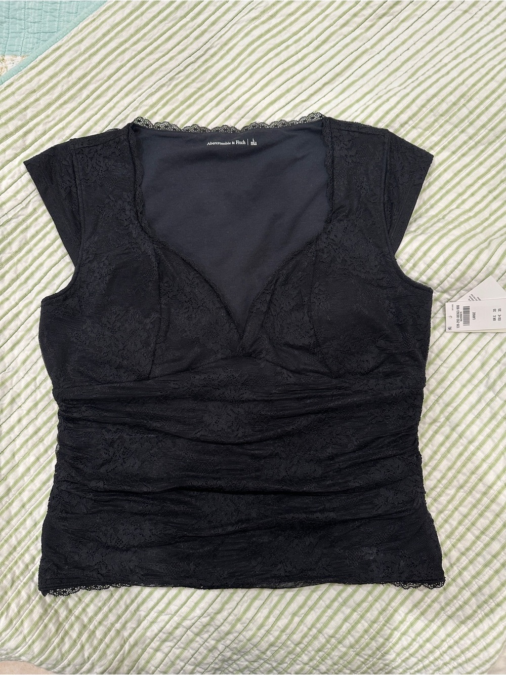 Abercrombie & Fitch Black Lace Women's Top